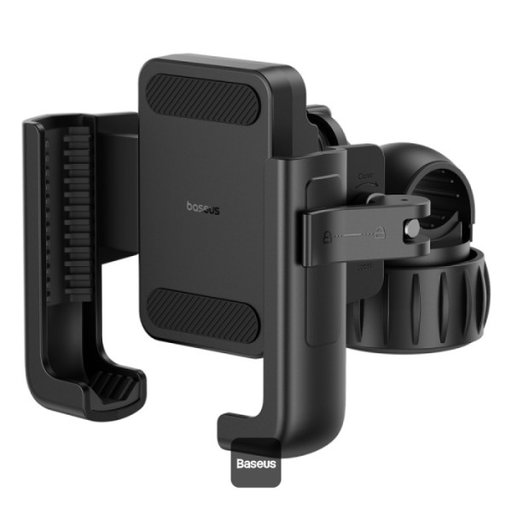 حامل هاتف للدراجات من سلسلة Baseus GoTrip - أسود Baseus GoTrip Series Bike Phone Mount Cluster Black