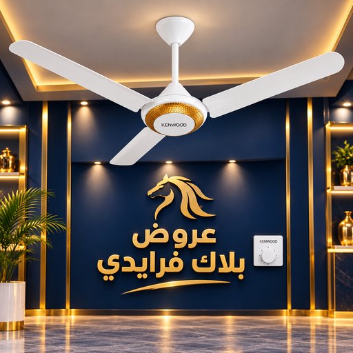 مروحة سقفية كينوود 60 إنج موديل KN-60 Kenwood KN-60 60-Inch Ceiling Fan