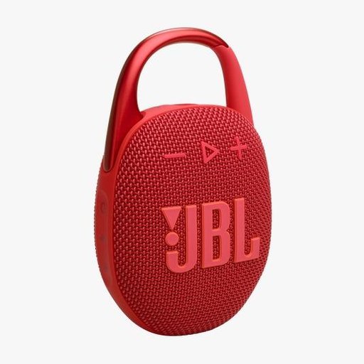 6475. جي بي ال مكبر صوت محمول فائق المقاومة للماء Clip 5 أحمر 6475. JBL Clip 5 Ultra-portable waterproof speaker Red