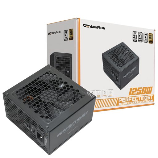 مزود طاقة Darkflash PMT 850W 80 Plus Gold Full Modular Black Darkflash PMT 850W 80 Plus Gold Full Modular Black