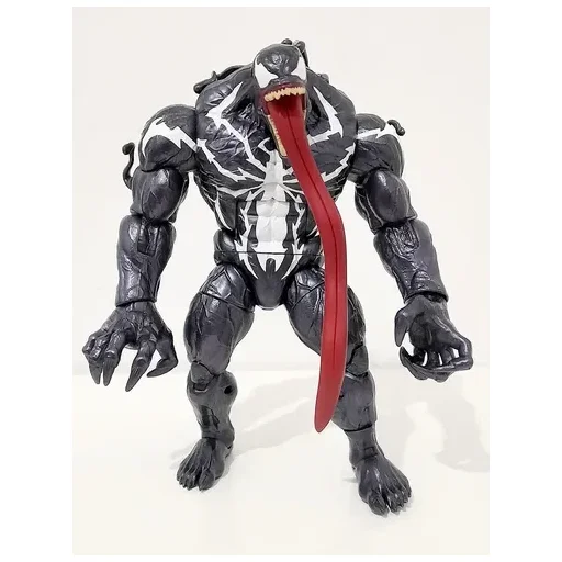 مجسم أكشن فينوم التكافلي من مارفل – سبايدر مان، قابل للتحريك بحجم 20 سم Marvel Spider-Man Venom Symbiote Deluxe Articulated Action Figure (20cm)