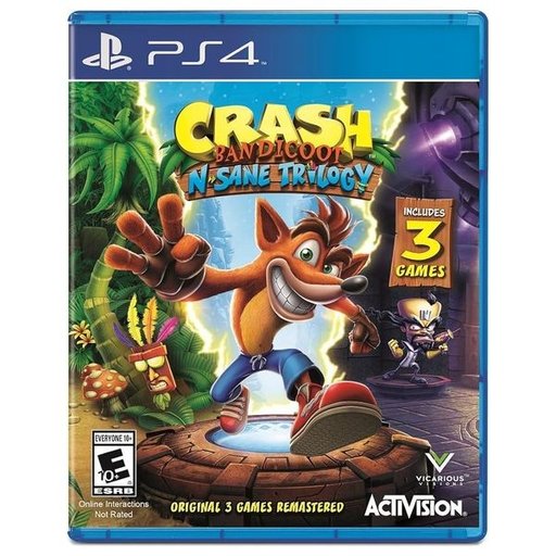 لعبة Crash Bandicoot N. Sane Trilogy - بلايستيشن 4 Crash Bandicoot N. Sane Trilogy - PS4