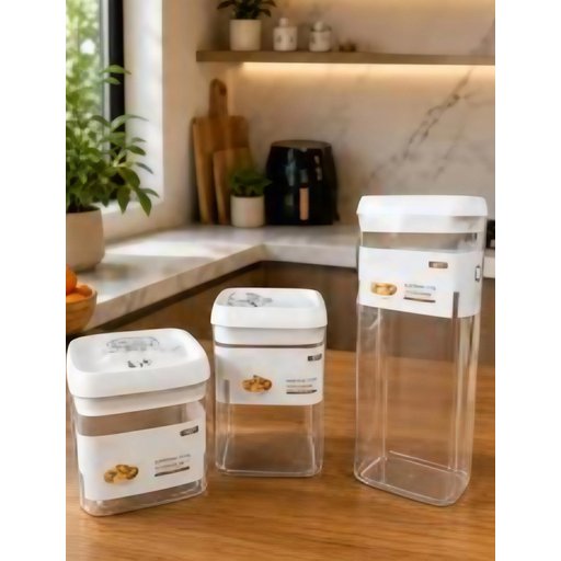 حاويات تخزين طعام شفافه اكرلك Clear food storage containers