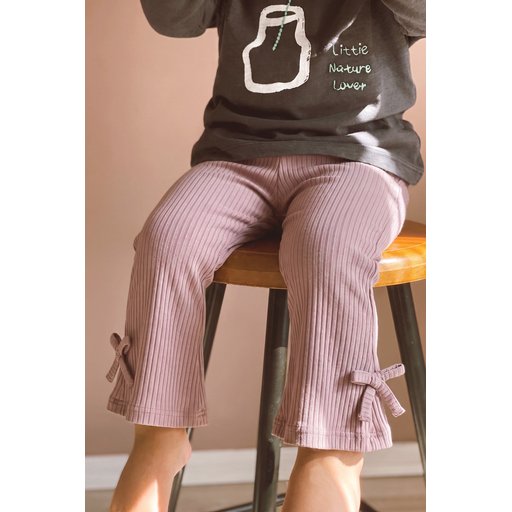 ليقنز أطفال بقصة أرجل واسعة - وردي بودرة (2-8 سنوات) Kids' Flared Leggings - Powder Pink (2-8 Years)