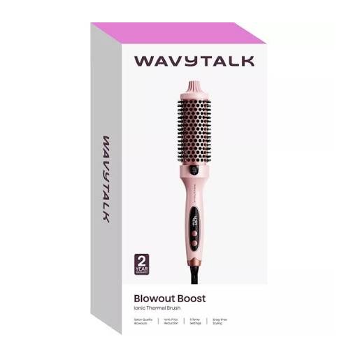 فرشاة تصفيف الشعر الحرارية ويفي توك  بتقنية الأيونات السالبة Wavytalk Blowout Boost  Ionic Thermal Brush