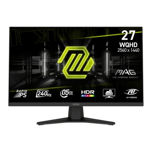 شاشة ألعاب MSI MAG 274QF X24 مقاس 27 بوصة بدقة QHD ومعدل تحديث 240Hz MSI MAG 274QF X24 27" WQHD 240Hz Rapid IPS Gaming Monitor