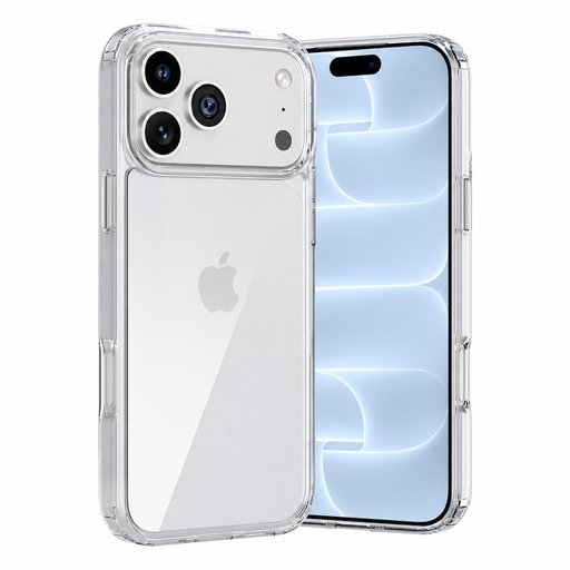 كفر آيفون 18 برو شفاف أكريليك كريستالي iPhone 18 Pro Crystal Acrylic Transparent Case