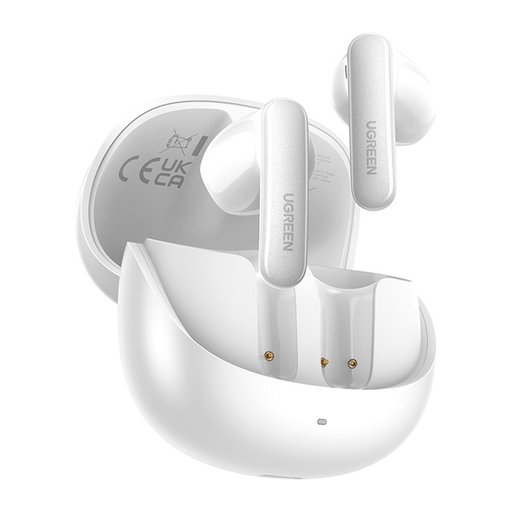 سماعات يوغرين لايت بودز برو بإلغاء الضوضاء النشط – أبيض UGREEN LightBuds Pro Active Noise-Cancelling Earbuds- White