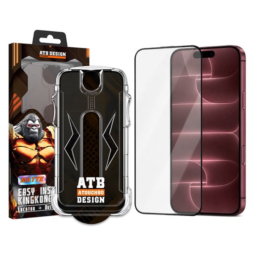 حماية شاشة آيفون 18 برو ماكس – غير لامع - مع أداة تثبيت iPhone 18 Pro Max Matte Screen Protector with Installation Kit