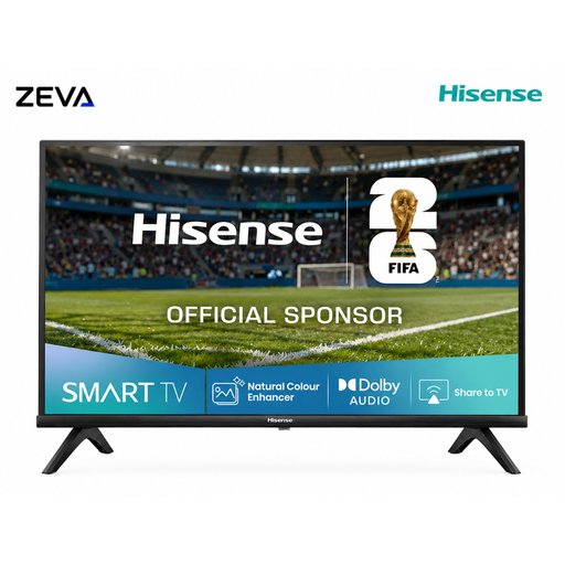 تلفزيون هايسنس سمارت 32 بوصة بدقة HD وتقنية LED وتردد 60Hz Hisense 32-Inch HD LED Smart TV with VIDAA OS and 60Hz Refresh Rate