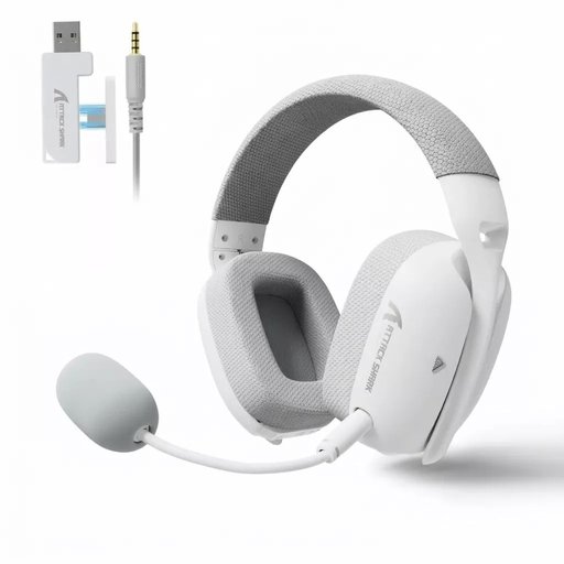 سماعة رأس للألعاب اتاك شارك Attack Shark L80 Pro – ثلاثي الأوضاع 25H أبيض Attack Shark L80 Pro Gaming Headset - Tri Mode - 25H - White