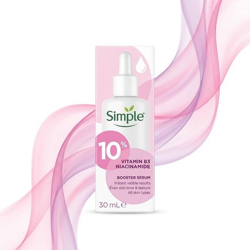 سيمبل المعزز بالنياسيناميد (فيتامين B3) بتركيز 10% Simple  10%  VITAMIN B3 NIACINAMIDE