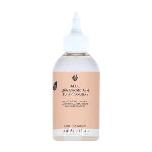 ذا ألو لاب تونر تقشير البشرة بحمض الجليكوليك 10% The AloeLab 10% Glycolic Acid Toning Solution