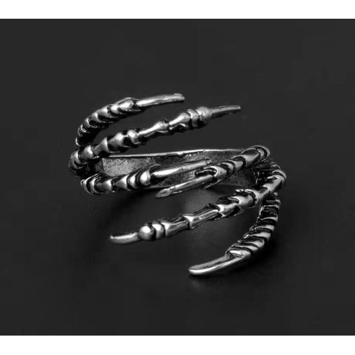 محبس قبضة الصقر السداسية Eagle nails ring