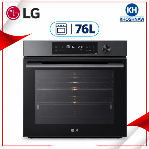 فرن إل جي كهربائي مدمج 76 لتر مع تقنيتي InstaView وAir Fry LG 76L Built-In Electric Oven with InstaView & Air Fry