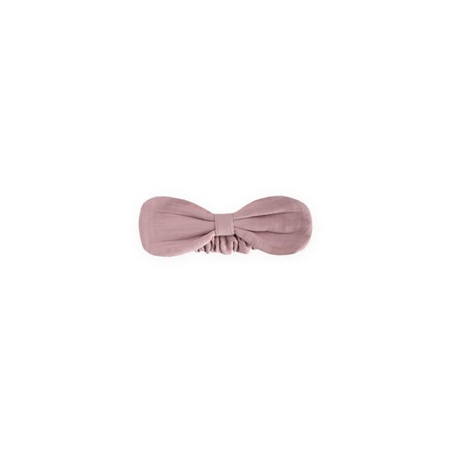 باندانا موسلين مرنة بفيونكة - لون نحاسي Muslin Elastic Bow Bandana - Copper