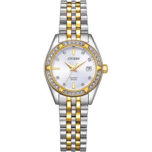 ساعة يدوية سيتيزن  ذهبي + فضي Citizen watch