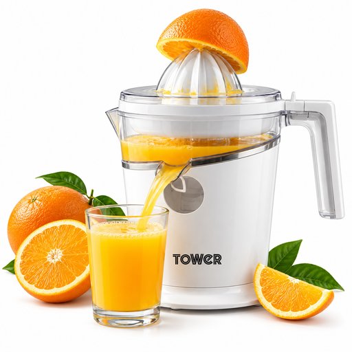 عصارة حمضيات كهربائية تاور لتحضير العصائر الطازجة Tower Electric Citrus Juicer