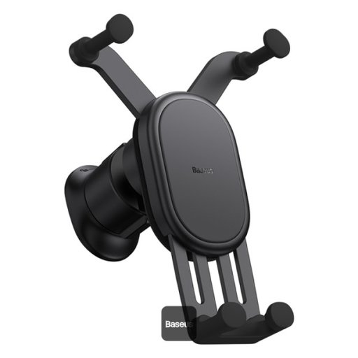 حامل السيارة Baseus Stable Gravitational Lite (إصدار منفذ الهواء) حامل تبريد أسود Baseus Stable Gravitational Car Mount Lite (Air Outlet Version) black ستاند تبريد