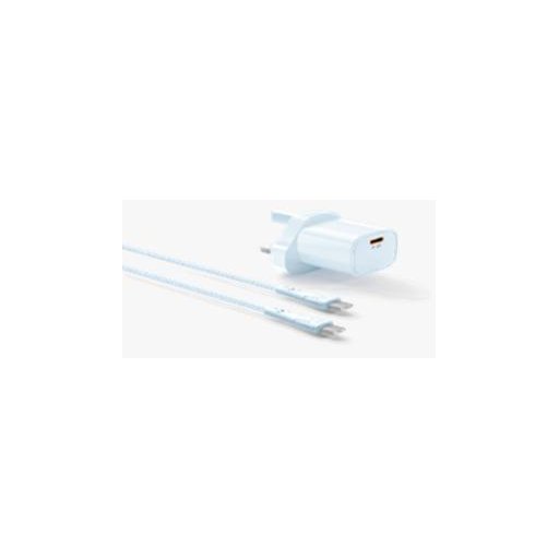 شاحن MC 20W مع كيبل C-L طول 1.2 متر (شاحنة) اللون ازرق) MC 20W charger with C-L cable 1.2m Blue