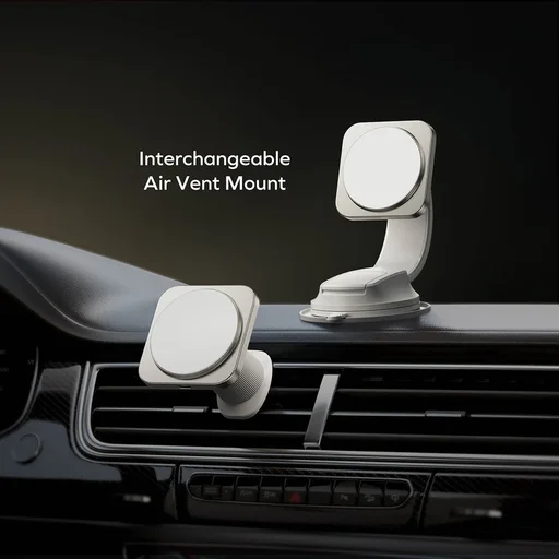 موماكس 2. 2 حامل سيارة مغناطيسي للشحن اللاسلكي Momax Q2.Mag MountQi2 Magnetic Wireless Charging Car Mount
