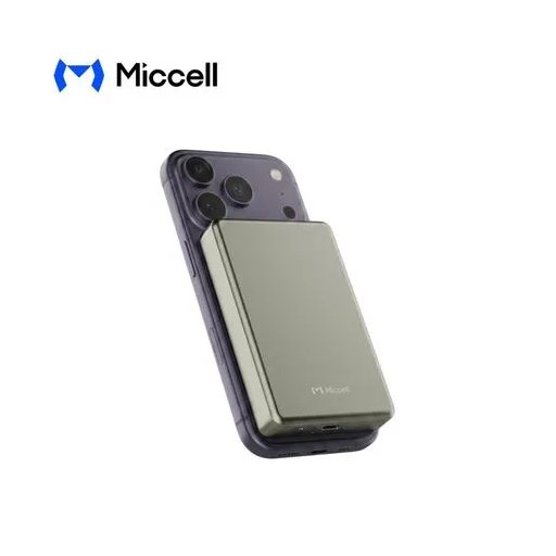 باور بنك مغناطيسي Miccell VQ-P31S بسعة 10000 ملي أمبير Miccell VQ-P31S Magnetic Power Bank with a capacity of 10000 mAh