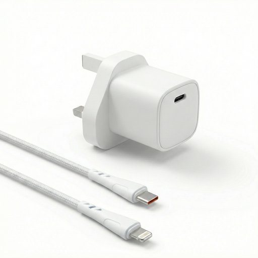 شاحن MC 20W مع كابل من النوع C إلى C بطول 1.2 م أبيض شاحنة) لون ابيض ) MC 20W Charger with type- C to C Cable 1.2 m White شاحنة) اللون ابيض )