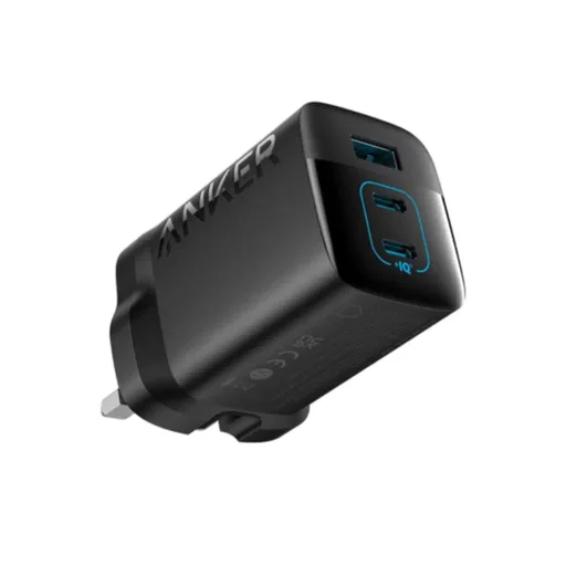 انكر - شاحن جداري 336 يحتوي 3 منافذ وبقوة شحن 67 واط - اسود Anker 336 Charger 67W Black