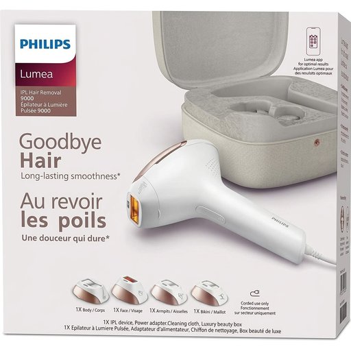 فليبس لوميا لازالة السعر بتقنية الضوء المكثف الاصدار الثالث عشر Philips Lumea Series 9000 Bri984 - IPL Hair Removal