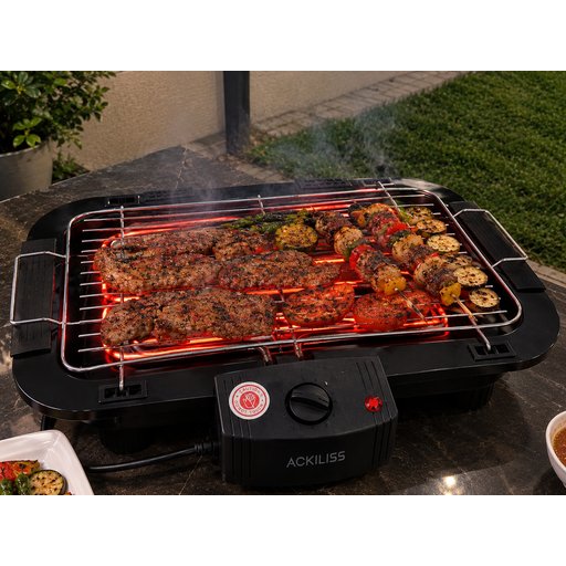منقلة شوي كهربائية من ACKILISS ACKILISS Electric BBQ Grill