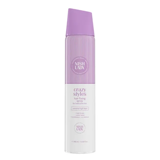 نيش ليدي بخاخ تثبيت الشعر Nish Lady Crazy Styles Hair Fixing Spray