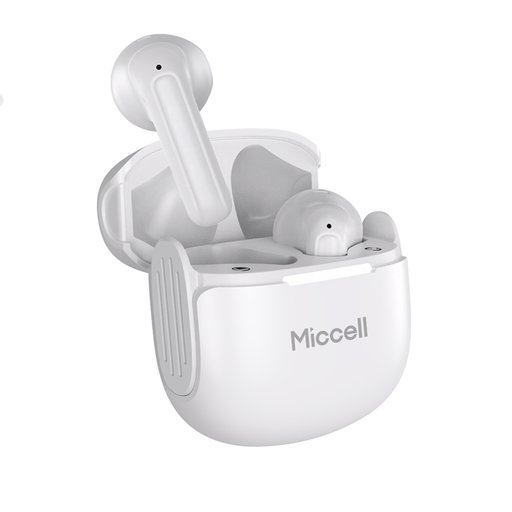 سماعات أذن لاسلكية Miccell مع تشغيل لمدة 5 ساعات Miccell wireless earbuds with 5 hours of playtime