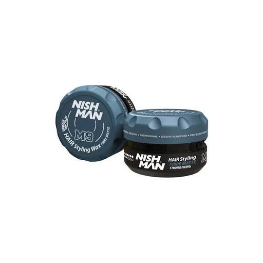 نيشمان شمع ألياف لتصفيف الشعر بثبات قوي ومظهر مطفي Nish Man Hair Styling Wax Fibre Matte - Strong Fixing M9