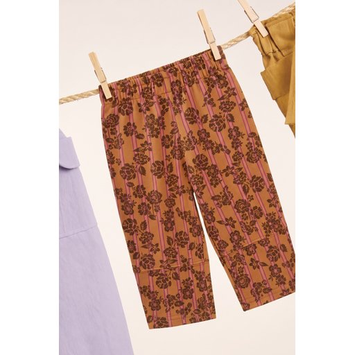 طقم رياضي فضفاض للأطفال 2-10 سنوات - جملي Loose Fit Tracksuit for Kids 2-10 Years - Camel
