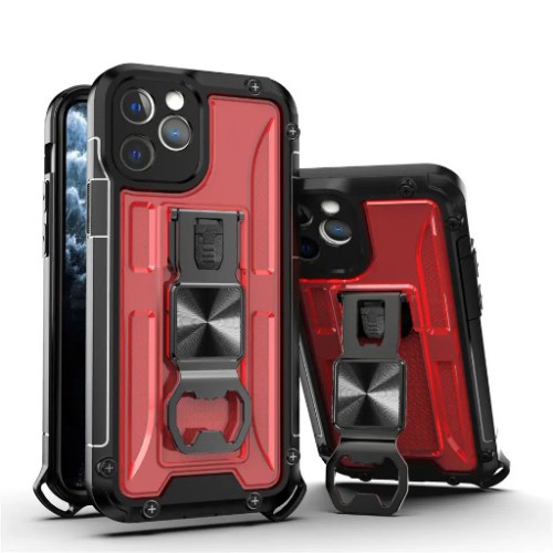 كفر لاجهزة ايفون iPhone Case with Magnetic Ring Holder Kickstand and Bottle Opener