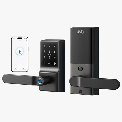 قفل ذكي يوفي ليفر C33,أسود eufy Smart Lever Lock C33 Black