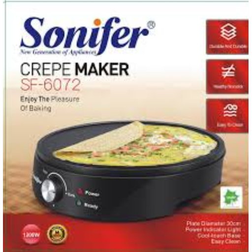 صانعه اكريب كهربائية Electric and manual crepe maker