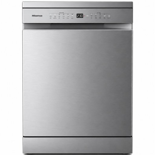 غسالة صحون هايسنس مستقلة 16 مكان - ستانلس ستيل Hisense Freestanding Dishwasher 16 Place Settings - Stainless Steel