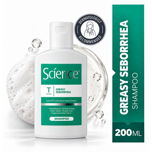 شامبو الفروة الدهنية والشعر الجاف Greasy Seborrhea shampoo