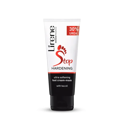 كريم ليرين ستوب لتنعيم القدمين – يوريا 30% Lirene Stop Hardening – Ultra Softening Foot Cream-Mask with 30% Urea   75ml