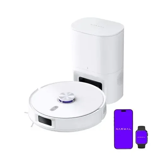 ناروال فلو روبوت ذكي للكنس والمسح Narwal Flow Robot Vacuum and Mop