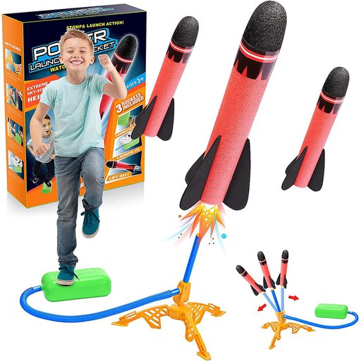 مجموعة صواريخ EUCOCO الإسفنجية الفضائية للأطفال متعددة الألوان EUCOCO Multicolored Foam Space Rocket Set for Kids