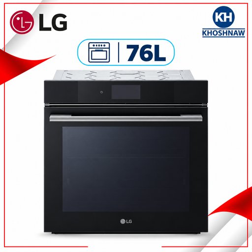 فرن إل جي كهربائي مدمج 76 لتر مع InstaView والطهي بالبخار LG 76L Built-In Electric Oven with InstaView & Steam Cooking