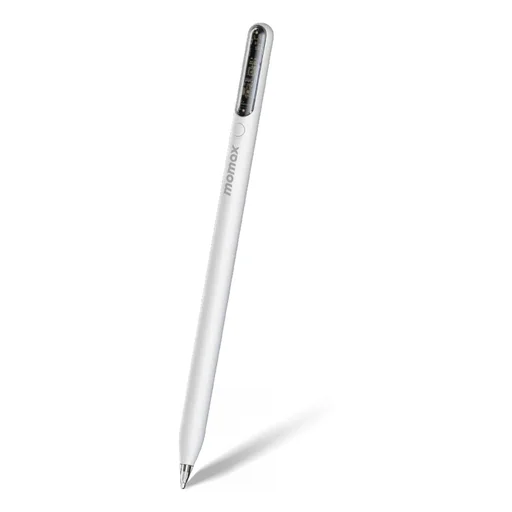 قلم موماكس فوليو فلو(أبيض) Momax Folio Flow Find My Active Stylus Pen (White) (قلم)