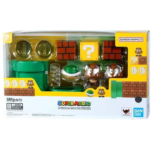 مجموعة لعب سوبر ماريو من S.H.Figuarts S.H.Figuarts Super Mario Play Set (Super Mario)