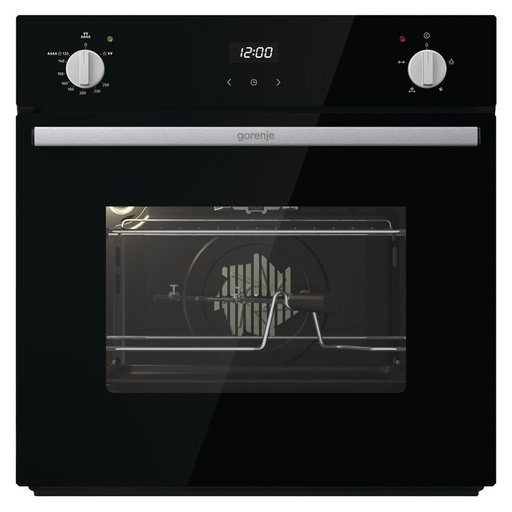 فرن جورنجي بلت ان قياس 60 × 60 غازي أسود The Gorenje built-in gas oven