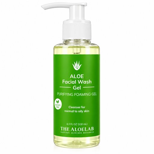 ذا ألو لاب غسول الوجه الجل المنقي للبشرة العادية والدهنية The AloeLab Facial Wash Gel Cleanser