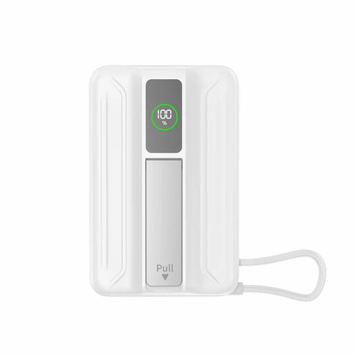 باور بانك Wiwu Mag Pro Qi2.0 MagSafe بسعة 10000 مللي أمبير في الساعة LP005FX Wiwu Mag Pro Qi2.0 MagSafe Power Bank 10000mah LP005FX