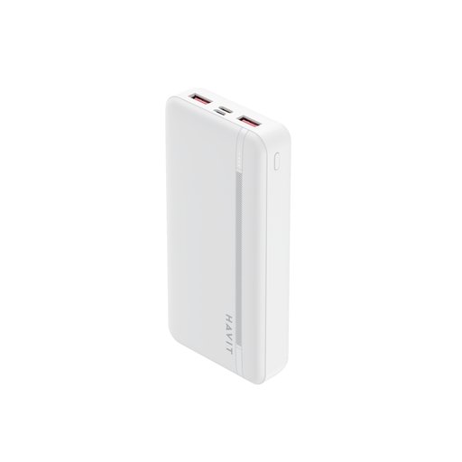 هافيت PB92 باور بانك 20،000 مللي أمبير 20 واط أبيض (شاحن طوارئ) Havit PB92 Powerbank 20,000mAh 20W White