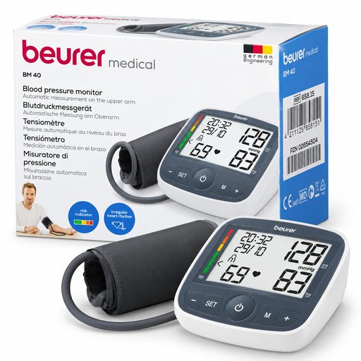 جهاز قياس ضغط الدم الإلكتروني من بيورير للذراع – BM40 Beurer BM 40 Automatic Upper Arm Blood Pressure Monitor